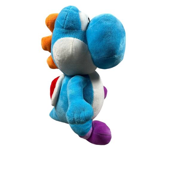 Super Mario Bros Blue Yoshi Plush Toy 11 Inch Stuffed Animal Dinosaur Figure - Picture 4 of 8